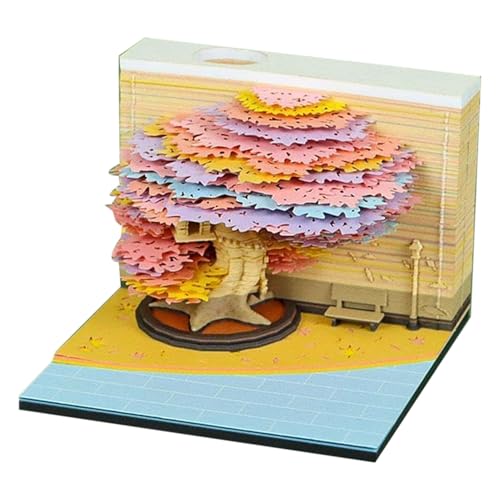 qokeeu 3D Kalender,Baum Design 2026 Notizblock Schreibtischdekoration | Bastelblock Tischdekoration Für Schule Büro Zuhause Studentenwohnheim Familien Jahreswechsel Feiern - für Lehrer Familie qokeeu 3D Kalender,Baum Design 2026 Notizblock Schreibtischdekoration | Bastelblock Tischdekoration Für Schule Büro Zuhause Studentenwohnheim Familien Jahreswechsel Feiern - für Lehrer Familie von qokeeu