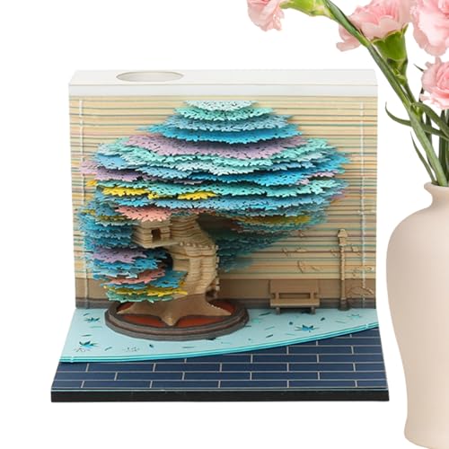 qokeeu 3D Kalender | Baum 2026 Schreibtischkalender Abreiß-Notizblock | Notizblock Tisch Deko für Schüler Lehrer Studium Schule Wohn- für Lehrer Familie StudentenwohnBüro Party Weihnachten qokeeu 3D Kalender | Baum 2026 Schreibtischkalender Abreiß-Notizblock | Notizblock Tisch Deko für Schüler Lehrer Studium Schule Wohn- für Lehrer Familie StudentenwohnBüro Party Weihnachten von qokeeu