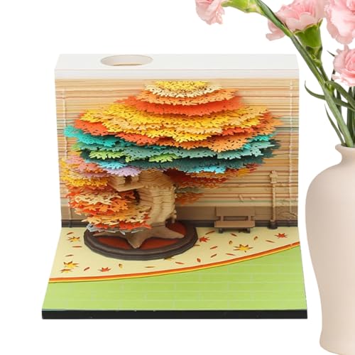 qokeeu Tear Away Kalender - 3D Kalender 2026 Baum Design Tischdekoration - Notizblock Tisch Deko für Schüler Lehrer Studium Schule Wohn| für Lehrer Familie StudentenwohnBüro Party Weihnachten qokeeu Tear Away Kalender - 3D Kalender 2026 Baum Design Tischdekoration - Notizblock Tisch Deko für Schüler Lehrer Studium Schule Wohn| für Lehrer Familie StudentenwohnBüro Party Weihnachten von qokeeu