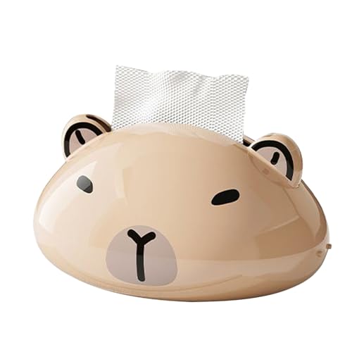 qokeeu Tissue Cover Box | Magnetverschluss Tischbox Für Papiertaschentücher - Aufbewahrungsbox Für Badezimmer Esszimmer Werkstatt Kleiderschrank - Stylisches Taschentuchbox Case von qokeeu