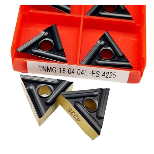 10 PCS TNMG160404R TNMG160404L ES4225 Externes Drehwerkzeug aus Hartlegierung Fräswerkzeug Klinge Geeignet für Edelstahl(TNMG1604 von quetwef