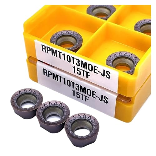 10 Stück RPMT10T3MOE 15TF Rotationswerkzeug aus harter Legierung für Edelstahl 10 Stück RPMT10T3MOE 15TF Rotationswerkzeug aus harter Legierung für Edelstahl von quetwef