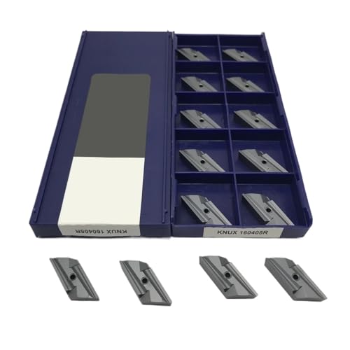 KNUX160405R LT10 Drehwerkzeuge aus harter Legierung, Drehwerkzeuge, Drehwerkzeuge aus Metall, Frässchneidwerkzeuge, 10 Stück KNUX160405R LT10 Drehwerkzeuge aus harter Legierung, Drehwerkzeuge, Drehwerkzeuge aus Metall, Frässchneidwerkzeuge, 10 Stück von quetwef