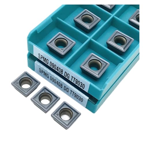 Zubehör für Drehmaschinen mit 10 Stück SPMG07T308 TT9030 SPMG07T308 TT8020 SPMG090408 TT9030 SPMG090408 TT8020 Klinge für indizierbare Werkzeuge für Bohrer aus harter Legierung (SPMG090408 TT9 Zubehör für Drehmaschinen mit 10 Stück SPMG07T308 TT9030 SPMG07T308 TT8020 SPMG090408 TT9030 SPMG090408 TT8020 Klinge für indizierbare Werkzeuge für Bohrer aus harter Legierung (SPMG090408 TT9 von quetwef