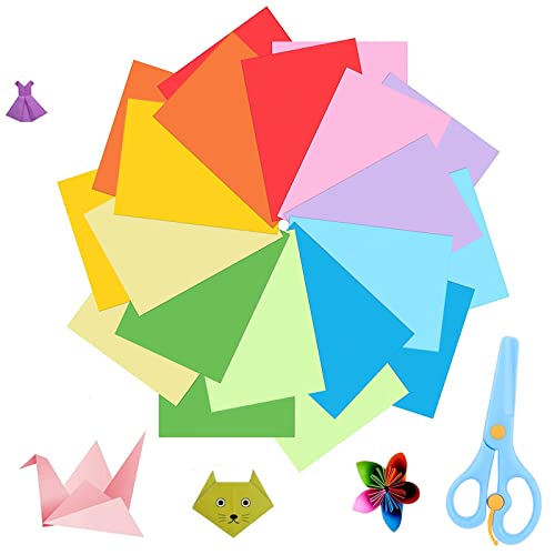 Origami papier dwustronny,Papier składany do origami,kolorowy origami,400 arkuszy papieru origami, do projektów artystycznych i rzemieślniczych, dla dzieci i dorosłych von qufzdopv