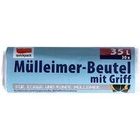 quickpack Müllbeutel 35,0 l weiß, 30 St. von quickpack