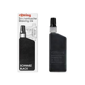 Kalligrafie- und Zeichentusche Tuscheflasche mit 23 ml, schwarz Kalligrafie- und Zeichentusche Tuscheflasche mit 23 ml, schwarz von rOtring