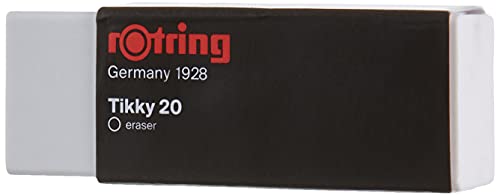 Rotring S0195831 Radierer Tikky 20, Polyvinylchlorid, 22 x 13 x 66 mm von rOtring