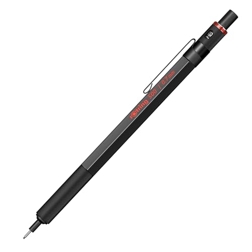 rOtring 1904727 500-Feinminenstift, 0,7 mm, schwarzer Schaft von rOtring