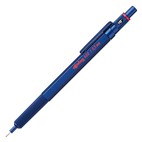 rOtring 600 Druckbleistift | 0,5 mm | Blau | Ergonomisches Vollmetallgehäuse rOtring 600 Druckbleistift | 0,5 mm | Blau | Ergonomisches Vollmetallgehäuse von rOtring