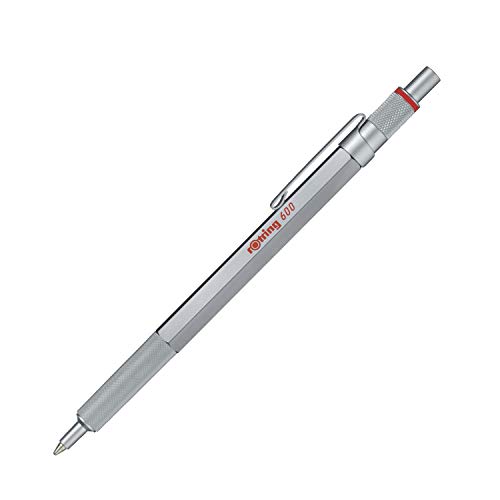 rOtring 600 Kugelschreiber | mittlere Spitze | Schwarze Tinte | silberfarbener Schaft | nachfüllbar rOtring 600 Kugelschreiber | mittlere Spitze | Schwarze Tinte | silberfarbener Schaft | nachfüllbar von rOtring