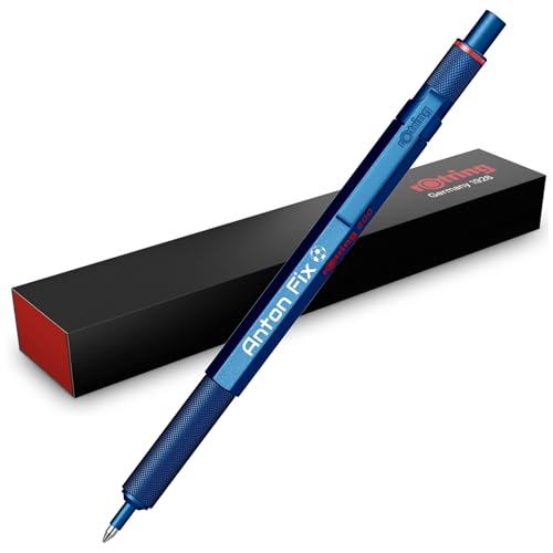 rOtring 600 Kugelschreiber – Metallgehäuse – mit individueller Gravur – Toller Druckkugelschreiber – Personalisierbar – Geschenkidee für Männer & Frauen (Blau) von rOtring