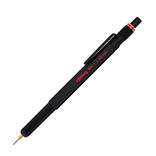 rOtring 800+ Druckbleistift mit Stylus für Touchscreen | 0,5 mm | schwarzer Schaft rOtring 800+ Druckbleistift mit Stylus für Touchscreen | 0,5 mm | schwarzer Schaft von rOtring