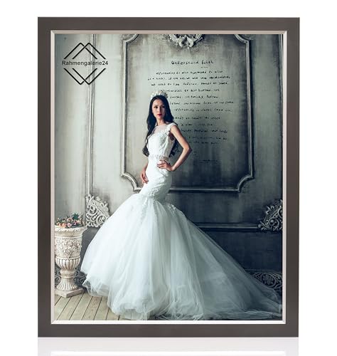 rahmengalerie24 Bilderrahmen 30x45 cm New New Elegance rahmen schwarz silber Holz Acrylglas ohne Passepartout Portraitrahmen Fotorahmen Wechselrahmen für Foto oder Bilder MDF Dekorahmen ohne Bild rahmengalerie24 Bilderrahmen 30x45 cm New New Elegance rahmen schwarz silber Holz Acrylglas ohne Passepartout Portraitrahmen Fotorahmen Wechselrahmen für Foto oder Bilder MDF Dekorahmen ohne Bild von rahmengalerie24