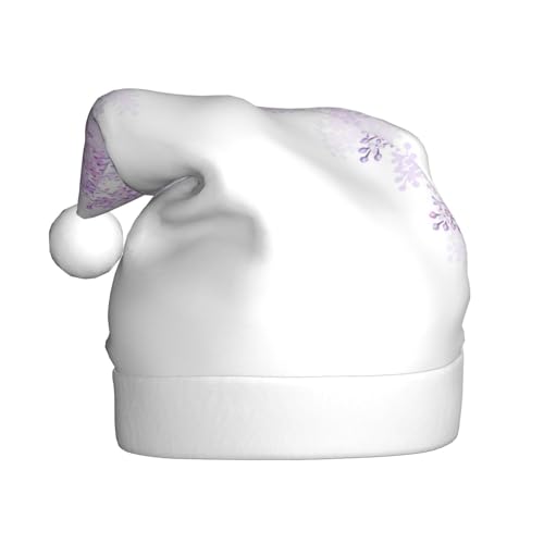 Framing Lilac Flowers In Blossom Print Santa Hat For Adult Women Men, Christmas Hat For New Year Festive Party Framing Lilac Flowers In Blossom Print Santa Hat For Adult Women Men, Christmas Hat For New Year Festive Party von rannsut