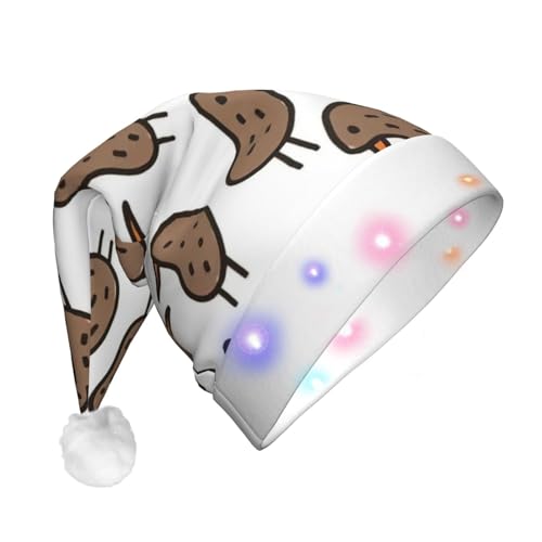 rannsut Kiwi Bird niedliche LED-Weihnachtsmütze, Dekoration, Unisex, Hut, Festival, Cosplay, Weihnachten, Partyzubehör rannsut Kiwi Bird niedliche LED-Weihnachtsmütze, Dekoration, Unisex, Hut, Festival, Cosplay, Weihnachten, Partyzubehör von rannsut