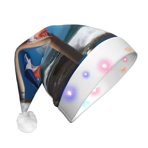 rannsut Puerto Rico-Flagge, LED-Weihnachtsmütze, Dekoration, Unisex, Hut, Festival, Cosplay, Weihnachten, Partyzubehör rannsut Puerto Rico-Flagge, LED-Weihnachtsmütze, Dekoration, Unisex, Hut, Festival, Cosplay, Weihnachten, Partyzubehör von rannsut