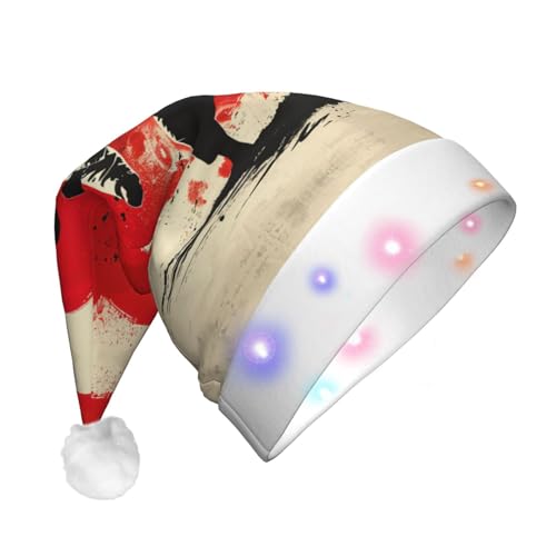 rannsut Taekwondo-Design, LED-Weihnachtsmütze, Dekoration, Unisex, Hut, Festival, Cosplay, Weihnachten, Partyzubehör rannsut Taekwondo-Design, LED-Weihnachtsmütze, Dekoration, Unisex, Hut, Festival, Cosplay, Weihnachten, Partyzubehör von rannsut