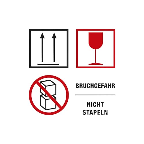 ratioform | Warnetiketten | Aufdruck Bruchgefahr/Nicht stapeln | VE 1000 Stk | LxB 100 x 100 mm ratioform | Warnetiketten | Aufdruck Bruchgefahr/Nicht stapeln | VE 1000 Stk | LxB 100 x 100 mm von ratioform