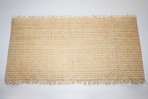 rattan-petrak 1 Meter Wiener Geflecht (Natur) (B 60cm), Stuhlgeflecht, Heizkörperverkleidung, Wabengeflecht aus Stuhlflechtrohr, Flechtrohrgewebe, in verschiedenen Breiten von rattan-petrak