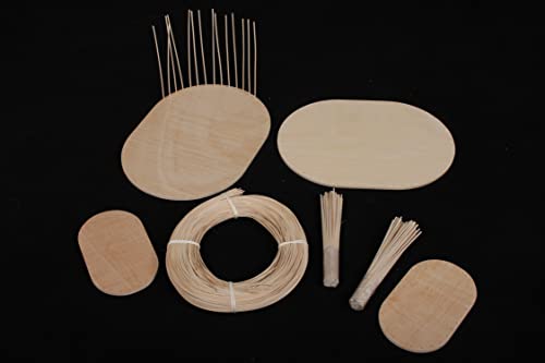 rattan-petrak DIY-Flechtset zum Korbflechten - Peddigrohr, Flechtböden und Peddigrohr-Staken - für Tabletts, Brotkörbe, Aufbewahrungskörbe, Schalen uvm. rattan-petrak DIY-Flechtset zum Korbflechten - Peddigrohr, Flechtböden und Peddigrohr-Staken - für Tabletts, Brotkörbe, Aufbewahrungskörbe, Schalen uvm. von rattan-petrak