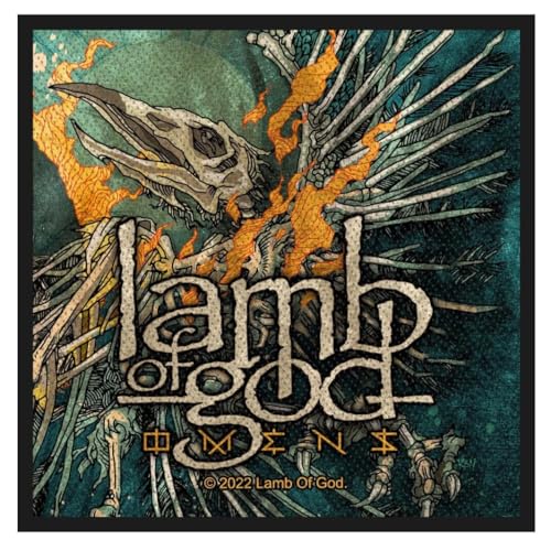 LAMB OF GOD PATCH AUFNÄHER # 6 OMENS 10x10cm FLICKEN ABZEICHEN von razamataz