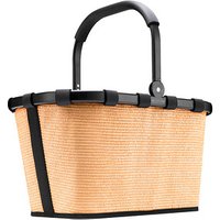reisenthel® Einkaufskorb carrybag frame raffia black Kunstfaser braun, schwarz von reisenthel®