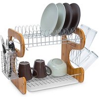 relaxdays Abtropfgestell braun relaxdays Abtropfgestell braun von RELAXDAYS