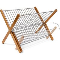 relaxdays Abtropfgestell braun relaxdays Abtropfgestell braun von RELAXDAYS