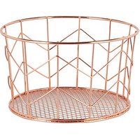 relaxdays Aufbewahrungskorb rotgold 21,5 x 21,5 x 13,0 cm relaxdays Aufbewahrungskorb rotgold 21,5 x 21,5 x 13,0 cm von RELAXDAYS