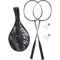 relaxdays Badminton-Set schwarz relaxdays Badminton-Set schwarz von RELAXDAYS