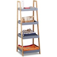 relaxdays Badregal braun 36,0 x 34,5 x 98,0 cm von RELAXDAYS