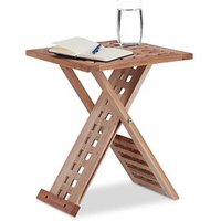 relaxdays Beistelltisch Holz braun 33,0 x 33,0 x 40,5 cm relaxdays Beistelltisch Holz braun 33,0 x 33,0 x 40,5 cm von RELAXDAYS