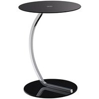 relaxdays Beistelltisch rund Glas schwarz 40,0 x 40,0 x 55,0 cm, 1 St. relaxdays Beistelltisch rund Glas schwarz 40,0 x 40,0 x 55,0 cm, 1 St. von RELAXDAYS