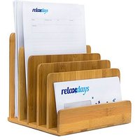 relaxdays Briefständer braun von RELAXDAYS