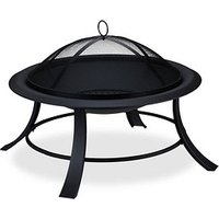 relaxdays Feuerschale schwarz 88,0 cm relaxdays Feuerschale schwarz 88,0 cm von RELAXDAYS