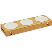 relaxdays Futterstation Hunde/Katzen braun 44,5 x 14,0 x 5,5 cm relaxdays Futterstation Hunde/Katzen braun 44,5 x 14,0 x 5,5 cm von RELAXDAYS