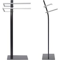 relaxdays Handtuchständer GRAO anthrazit, chrom, 1 St. von RELAXDAYS