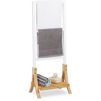 relaxdays Handtuchständer braun/weiß relaxdays Handtuchständer braun/weiß von RELAXDAYS