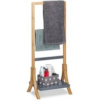 relaxdays Handtuchständer natur/grau relaxdays Handtuchständer natur/grau von RELAXDAYS