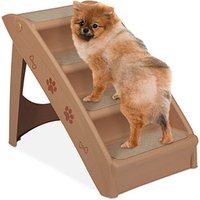 relaxdays Hundetreppe beige 39,0 x 61,0 x 49,0 cm von RELAXDAYS