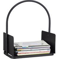 relaxdays Kaminholzkorb schwarz 40,0 x 30,0 x 46,0 cm von RELAXDAYS
