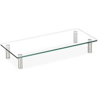 relaxdays Monitorständer silber, transparent relaxdays Monitorständer silber, transparent von RELAXDAYS