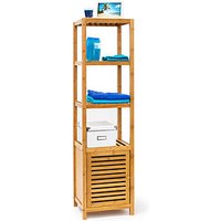 relaxdays Badregal braun 36,5 x 33,0 x 140,0 cm relaxdays Badregal braun 36,5 x 33,0 x 140,0 cm von RELAXDAYS