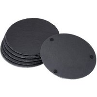 6 relaxdays Schieferplatten grau 25,0 cm von RELAXDAYS