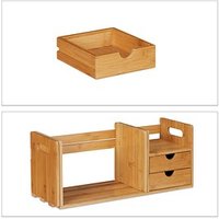 relaxdays Schreibtisch-Organizer braun 80,5 x 19,0 x 21,0 cm relaxdays Schreibtisch-Organizer braun 80,5 x 19,0 x 21,0 cm von RELAXDAYS