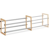 relaxdays Schuhregal silber, braun 118,0 x 20,0 x 30,0 cm relaxdays Schuhregal silber, braun 118,0 x 20,0 x 30,0 cm von RELAXDAYS