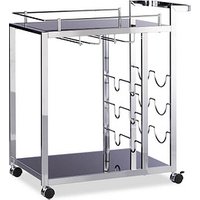 relaxdays Servierwagen BARON silber 70,0 x 40,0 x 75,0 cm relaxdays Servierwagen BARON silber 70,0 x 40,0 x 75,0 cm von RELAXDAYS