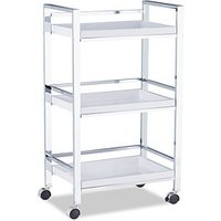 relaxdays Servierwagen weiß 45,0 x 29,0 x 77,5 cm relaxdays Servierwagen weiß 45,0 x 29,0 x 77,5 cm von RELAXDAYS
