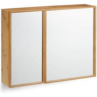 relaxdays Spiegelschrank braun 65,0 x 14,0 x 50,5 cm von RELAXDAYS